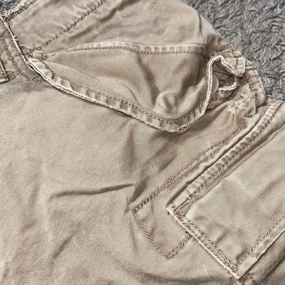 VTG Polo Ralph Lauren Brown Cargo Military Utility Shorts 36 Paratrooper - Picture 5 of 13